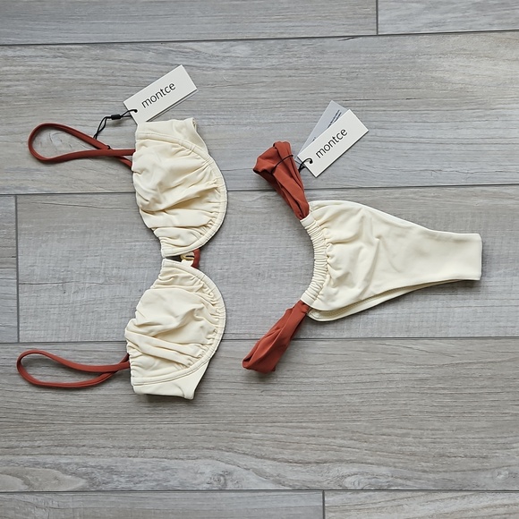 Montce Other - Montce Cream and Rust Two-Piece Bikini Set